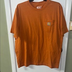 Carhartt Burnt Orange Tee with Pocket